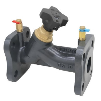 Клапан балансировочный Benarmo DN 250 PN 16 фланцевый ручной чугунный, с измерительными ниппелями