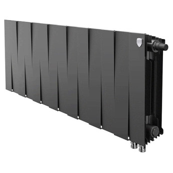 Радиатор биметаллический Royal Thermo PianoForte 300 VDR (14 секций) Noir Sable