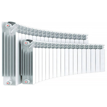 Радиатор битметаллический RIFAR Base 200 VENTIL FLEX 11 секций нижнее подключение белый
