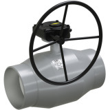 Кран шаровой цельносварной LD КШ.Ц.П.Р.300/250.025.Н/П.01 Ду 300/250 Ру 25 нержавеющий неполнопроходный под приварку