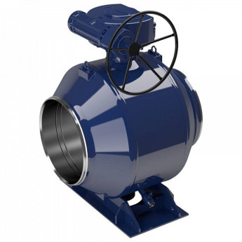 Кран шаровой Vexve 154/GS600 DN 600 PN 25 стальной полнопроходный под приварку для жидкости, ручка-рычаг