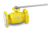 Кран шаровой газовый TEMPER 39466200 полнопроходной фланцевый DN 200 PN 25 с фланцем для установки привода