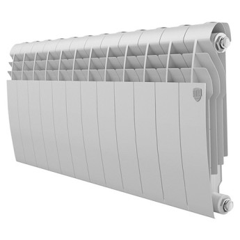 Радиатор биметаллический Royal Thermo BiLiner 350 (12 секций) Bianco Traffico