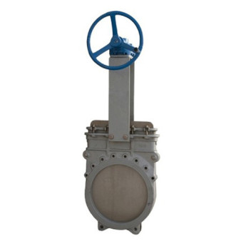 Задвижка Kvant KV02 DN 65 PN 10 шиберная межфланцевая со штурвалом