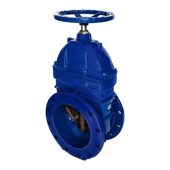 Задвижка DENDOR 47GV DN 200 PN 16 фланцевая клиновая чугунная под штурвал с обрезиненным клином