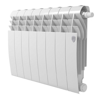 Радиатор биметаллический Royal Thermo BiLiner 350 V (8 секций) Bianco Traffico