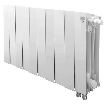 Радиатор биметаллический Royal Thermo PianoForte 300 VDR (10 секций) Bianco Traffico