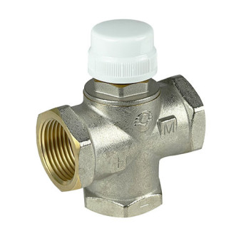 Клапан регулирующий VALFEX VF.MR03.N.100 ВР 1" DN 25 PN 10 смесительный трёхходовой