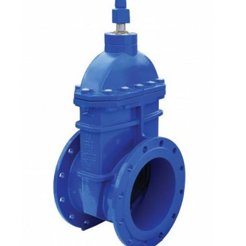 Задвижка Saint-Gobain EURO 20 DN80 PN10/16 фланцевая клиновая чугунная с обрезиненным клином