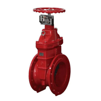 Задвижка клиновая Benarmo 30ч39р 24FG аналог МЗВ DN 100 PN 10/16 с концевыми выключателями с невыдвижным шпинделем, уплотнение - NBR