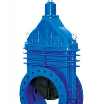 Задвижка JAFAR 2111 DN 400 PN16 фланцевая клиновая чугунная с обрезиненным клином