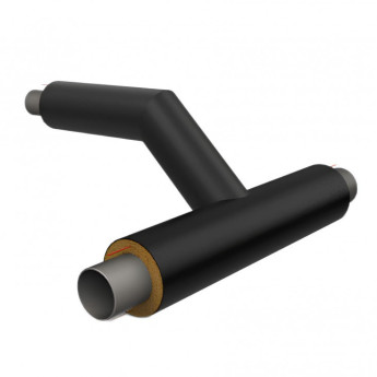 Тройниковое ответвление 530х9,0/710-530х9,0/710 стальное в изоляции ППУ-ПЭ