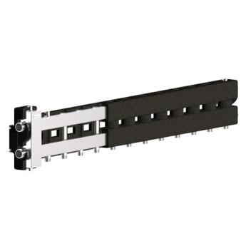 Коллектор распределительный GIDRUSS BMSS-80-7D.EPP 7-ми контурный НР 1 1/4"x1" Ду 32 Ру 6 балансировочный в термоизоляции