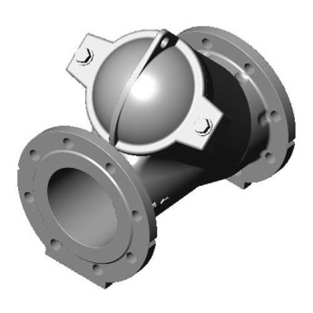 Клапан Tecofi CBL6240 DN 250 обратный шаровый фланцевый PN 10