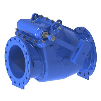 Клапан AVK 41/36 DN 350 PN 10 обратный поворотный с металлическим уплотнением фланцевый
