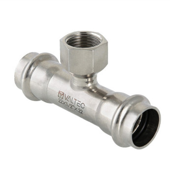 Тройник VALTEC VTi.932.I ВР 1/2" DN 15 PN 16 нержавеющая сталь