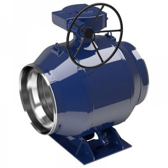Кран шаровой Vexve 104/GS700 DN 700 PN 25 стальной стандартнопроходный под приварку для жидкости, с ручным редуктором