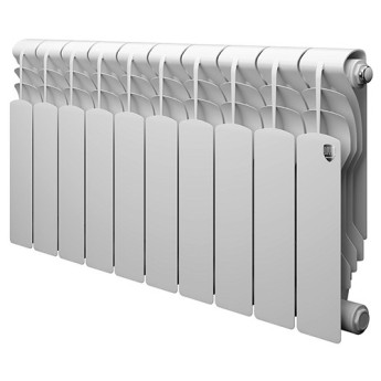 Радиатор биметаллический Royal Thermo Revolution Bimetall 350 (10 секций) Bianco Traffico