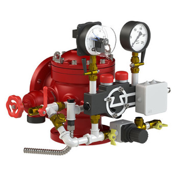 Узел управления (Э24) УУ-С150/1,6Вз-ВФ.О4-01 спринклерный воздушный с электроклапаном