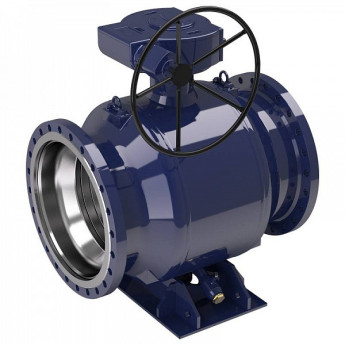 Кран шаровой Vexve 104xx1700 DN 700 PN 16 стальной стандартнопроходный под приварку для жидкости, с ручным редуктором