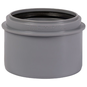 Редукция короткая PP-H Ostendorf HT HTR DN 110/90 цвет серый