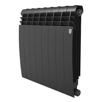 Радиатор биметаллический Royal Thermo BiLiner 500 (8 секций) Noir Sable