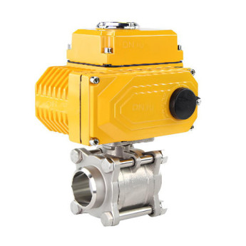 Кран шаровой ABRA BV61 EASTRN DN 80 PN 40 с электроприводом нержавеющая сталь