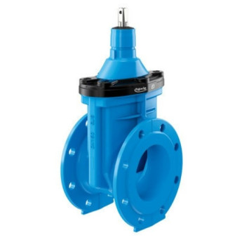 Задвижка HAWLE 4000E3 DN 125 PN 10/16 фланцевая клиновая чугунная с обрезиненным клином разборная