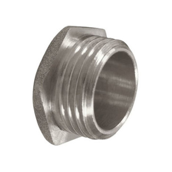 Пробка VALFEX VF.583 НР 1 1/2" Ду 40 Ру 40 никелированная латунная