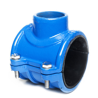 Седелка резьбовая для пластиковых труб UR-CAST UR-03 DN 110 x 1 1/4'' PN 16 чугунная