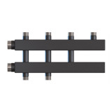 Коллектор распределительный Warme WKD.140.K.2+1 3-х контурный НР 1 1/2"x1" Ду 32 Ру 6 без теплоизоляции