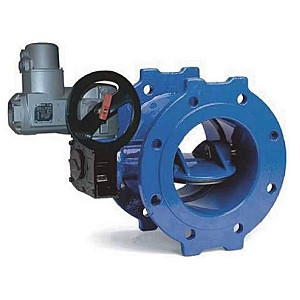 Затвор дисковый фланцевый AVK 756a с двойным эксцентриситетом с электроприводом AUMA SA 7.6/F10 DN 150 PN 16