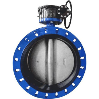 Затвор дисковый чугунный Benarmo 2110R DN 350 PN 10/16 поворотный фланцевый с редуктором