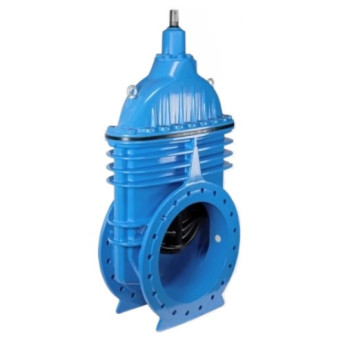 Задвижка HAWLE 4000E2 DN 350 PN 10 фланцевая клиновая чугунная с обрезиненным клином разборная