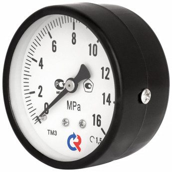 Манометр РОСМА ТМ-310Т.00 (0...1,6 МПа) Дкорп=63мм кл. 1,5 G1/4" общетехнический с повышенным кл.т. осевой 00000013162