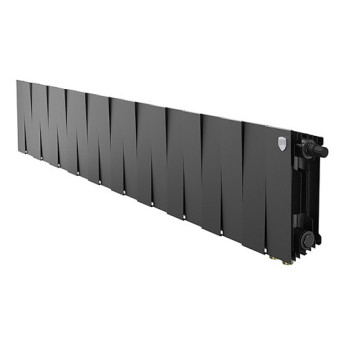 Радиатор биметаллический Royal Thermo PianoForte 200 VD (20 секций) Noir Sable