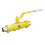 Кран шаровой цельносварной LD КШ.Ц.Ш.GAS.050.040.П/П.02 Ду 50 Ру 40 стальной полнопроходный штуцерный