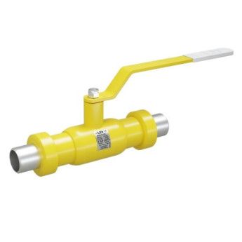 Кран шаровой цельносварной LD КШ.Ц.Ш.GAS.050.040.П/П.02 Ду 50 Ру 40 стальной полнопроходный штуцерный