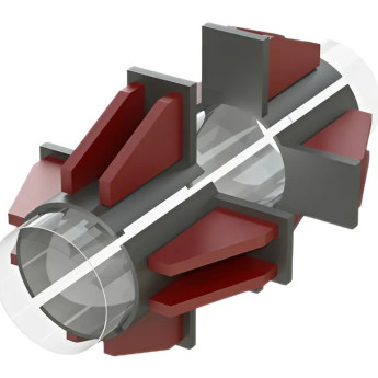 Опора Т7.17 Ду 1220 мм Серия 4.903-10 выпуск 4 неподвижная лобовая четырехупорная усиленная толщина стенки 9 мм
