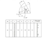 Отвод стальной 60-2-630х28-12Х18Н10Т ГОСТ 17375-2001 бесшовный крутоизогнутый