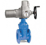 Задвижка AVK 15/42 DN 250 PN 10 фланцевая клиновая чугунная с электроприводом AUMA с обрезиненным клином