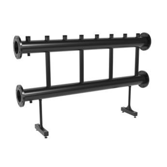 Коллектор распределительный GIDRUSS MK-2000-4x50 4-х контурный НР 2" Ду 150 Ру 10 модульный