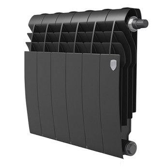 Радиатор биметаллический Royal Thermo BiLiner 350 V (6 секций) Noir Sable
