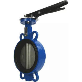 Затвор дисковый чугунный Benarmo 2011HA DN 250 PN 10/16 поворотный межфланцевый с рукояткой EURO
