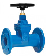 Задвижка FAF 6200 DN 600 PN 16 фланцевая клиновая чугунная под штурвал чугунная с обрезиненным клином