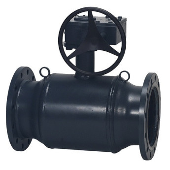 Кран шаровой Danfoss JiP Full Bore FF WG DN 400 PN 16 стальной полнопроходный фланцевый с ручным редуктором