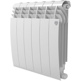 Радиатор биметаллический Royal Thermo BiLiner 500 (6 секций) Bianco Traffico