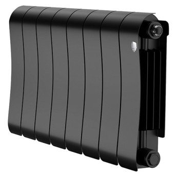 Радиатор биметаллический Royal Thermo Infinity 300 (8 cекций) Noir Sable