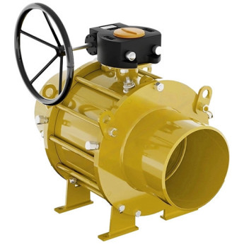 Кран шаровой Маршал 11с67п GAS PRO СП.00.3 DN 400/300 PN 25 стандартнопроходной под приварку