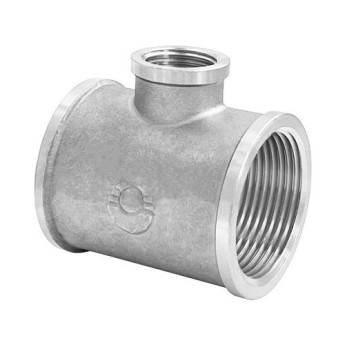 Тройник переходной VALFEX VF.750 ВР 1 1/4"х1"х1 1/4" Ду 32x25x32 Ру 40 никелированный латунный